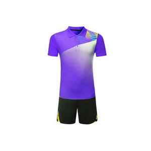 Tenues de badminton professionnelles en jersey 100 % polyester avec impression numérique personnalisée de couleur et de logo, ensembles de vêtements d'équipe de tennis - Product Image 2