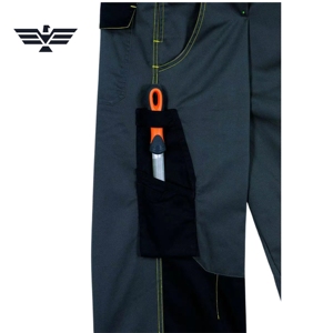 Custom Industrial Nylon Hi Visibility <b>Waterproof</b> Unisex Work Coverall Heavy Duty Mechanic <b>Overall</b> Two Tone Protective Multi - Product Image 4