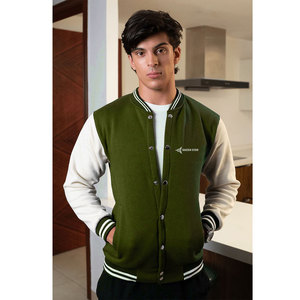 Trendy Varsity <b>Jacket</b> Unisex Custom Logo Patchwork Letterman <b>Jacket</b> Wholesale - Product Image 2