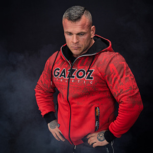 Sudadera con capucha de felpa francesa con cremallera, estampado DTG, estilo cómic, lavado ácido y efecto desgastado, de peso pesado, estilo streetwear. - Product Image 3