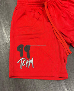 Men's Custom Gym Basketball Shorts Summer Double <b>Layer</b> 5 Inch Inseam 100% Polyester Sublimation Plain Quick Dry Breathable - Product Image 3