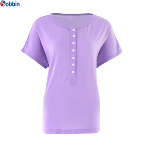 T-shirt polo pour femme avec logo personnalisé, respirant, 100% coton, chemises oversize pour femmes, boutons, manches courtes, chemises élégantes pour femmes - Product Image 6