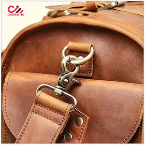 New Style Waterproof Genuine Leather Duffel Bags Customized Color Luxury Men Comfortable 50-70L Large Capacity Travel Bags - Product Image 2