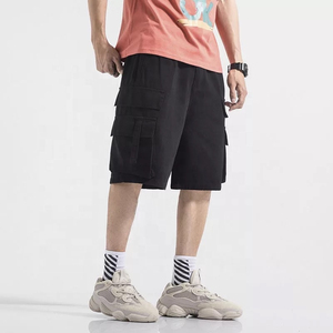 Shorts cargo pour homme personnalisés, multi-poches, streetwear, coupe ample, en coton, décontractés, shorts utilitaires, shorts de mode d'été - Product Image 6