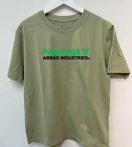 เสื้อยืดทรงบ็อกซี่หนานุ่มพิเศษสำหรับผู้ชาย สีเขียวเซจ ผ้าฝ้ายหนา ทรงไหล่ตก สไตล์สตรีทแวร์ลำลอง แขนสั้น - Product Image 1