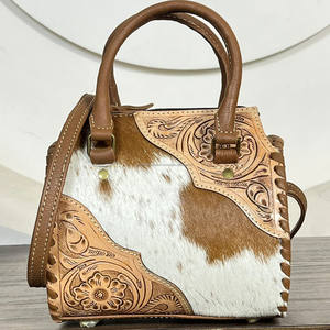 Bolsos de Hombro Rápidos para Exteriores del Fabricante, Bolsos Cruzados de Cuero Vacuno Hechos a Mano, Mini Bolsos de Lujo para Mujer, Bolsos de Viaje Tipo Duffel - Product Image 4