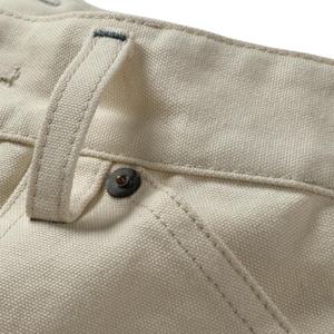 Jean en denim selvedge brut non lavé de haute qualité en coton, coupe ample, style gothique, jambe large, pour homme - Product Image 5