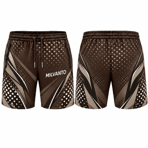 <b>Brown</b> Custom <b>Men's</b> Professional Soccer <b>Shorts</b> 100% Polyester Sublimation Athletic Sportswear Breathable Football <b>Short</b> - Product Image 1