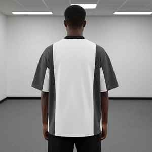 New Arrived Summer Casual Wear 100% Cotton Men's T-shirts Custom DTF Printed logo Solid Loose Fit Regular Sleeve - Product Image 6