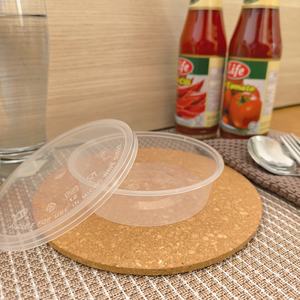 ฝาปิดอาหารแบบใช้แล้วทิ้ง ขนาด 8 ออนซ์ ผลิตจากพลาสติก PP เกรดอาหาร เป็นมิตรต่อสิ่งแวดล้อม ปราศจากสาร BPA ใช้กับเครื่องล้างจานและไมโครเวฟได้ ย่อยสลายได้ รูปทรงสี่เหลี่ยมผืนผ้า เหมาะสำหรับใส่อาหารเดลิเวอรี่และเตรียมอาหาร - Product Image 3