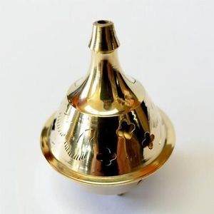 Classic Arabic Brass <b>Bakhoor</b> Burner For Aromatic <b>Oud</b> Incense Decorative Living Room Table Decoration - Product Image 5