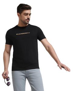 เสื้อยืดกีฬาโพลีเอสเตอร์เฮฟวี่เวทสำหรับผู้ชายฟิตเนสฟิตเนสติดโลโก้ขนาดใหญ่สไตล์นักกีฬายาวดีไซน์เรียบ - Product Image 3