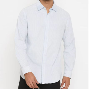 Chemise formelle pour homme de haute qualité, chemise de travail à manches longues pour le bureau et les occasions professionnelles - Product Image 1