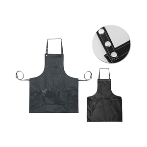 Tablier de Barbier Personnalisable en Polyester/Nylon de Haute Qualité, Longueur Intégrale, Deux Poches, Motif Diamant, pour Coiffure - Product Image 1