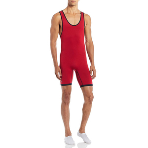 Custom Logo Wrestling <b>Singlet</b> Custom Logo Weightlifting Suit Compression Wrestling Competition Uniform Manufacture In Pakistan - Product Image 5