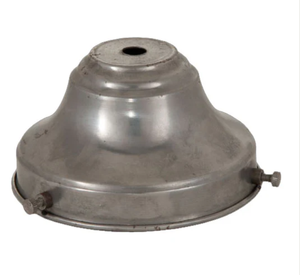 Support de lampe antique en laiton pour abat-jour de 4 pouces. 2 vis à œillets de 1/2 pouce de profondeur et 3 vis. Tiges de fixation à trou central 1/8 IP - Product Image 5