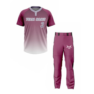 Conjunto de Uniforme de Béisbol Personalizado con Nombre de Equipo, 3 Piezas Sublimadas, Transpirables, Corte Regular, Unisex, para Adultos - Product Image 1