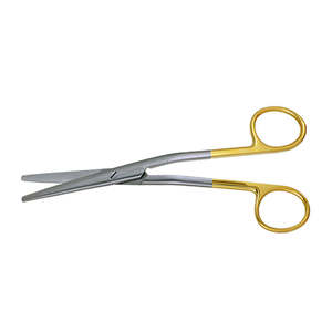 Custom Made 16cm Tungsten Carbide Inserted German Steel Manual Half Gold Dorsal Scissors Plastic Surgery by <b>Blush</b> surgical - Product Image 5