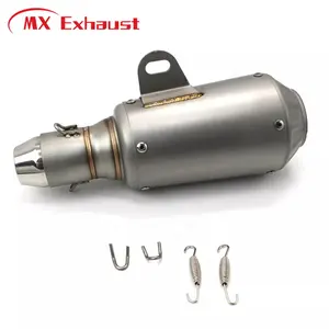 Silencieux de tuyau d'échappement en titane de silencieux de <span class=keywords><strong>moto</strong></span> universel haute Performance pour moins de 400CC - Product Image 1