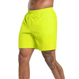 Pantalones Cortos Deportivos para Hombre, Ajustados, de 7 Pulgadas, Ligeros, para Entrenamiento, Running, Color Verde Choque - Product Image 4