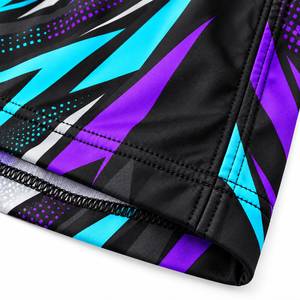 <b>Mens</b> Custom Sublimated Athletic <b>Shorts</b> Eco-Friendly Breathable Geometric <b>Pattern</b> Side Pockets Quick Dry Gym Running Training - Product Image 3