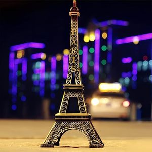 Estatua Antigua de la Torre Eiffel, Monumento Vintage de París, Pieza Decorativa de Metal para el Hogar, Oficina, Estante o Mesa - Product Image 6