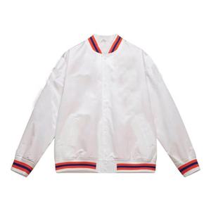 2025 Wholesale Custom Logo High Quality 100% Satin Polyester <b>Jacket</b> Waterproof <b>Men</b> Satin Varsity <b>Jacket</b> - Product Image 1