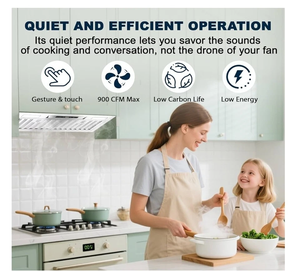 30 ฮูดดูดควันสเตนเลสแบบติดตั้งในครัว/แบบไม่มีท่อ - Product Image 6