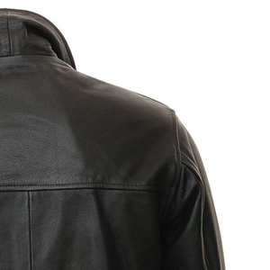 Chaqueta de Cuero Personalizada para Hombre a Precio Económico |   Chaquetas de cuero para hombre de alta calidad con decoración de bolsillos, chaqueta de invierno - Product Image 5