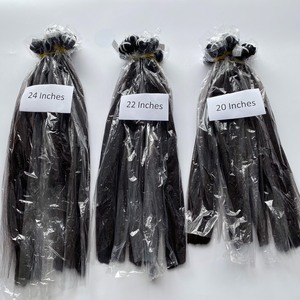 Extensiones de Cabello Humano Remy Natural Liso de 20-24'' con Doble Trama, Listas para Enviar, Cutícula Alineada - Product Image 3
