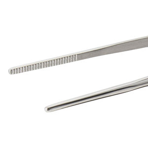 Pinces de chef en acier inoxydable avec pointe décalée, pinces de cuisine de précision pour l'agencement, la garniture, la décoration et le service des aliments - Product Image 3