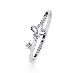 Loista Jewels IGI Certified CVD Lab Grown Round Brilliant Cut Diamond Gold Plated Trendy Engagement <b>Ring</b> <b>for</b> Women & <b>Men</b> - Product Image 2