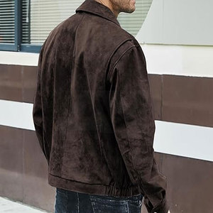 <b>Mens</b> <b>Suede</b> <b>Jacket</b> Western Rider Outerwear Smooth Texture Modern Fit OEM Custom Manufacturer Sample Service Available Premium New - Product Image 5