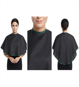 Cape de Coiffeur Personnalisable 100% Polyester à Col Rond pour Salon de Coiffure - Product Image 5