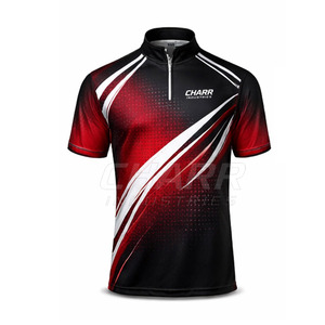 Camiseta de Bolos Personalizada 100% Poliéster para Hombre, Deportiva, Tejida, de Alta Calidad, Antibacteriana y de Secado Rápido - Product Image 3