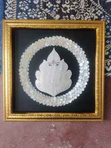 Artisanat en coquillages polies faites à la main, finition soignée, décoration artistique en coquillages naturels, ornement côtier durable, cadeau pour la maison, vente en gros - Product Image 3