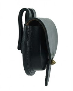 Bolsa de Cuero Hecha a Mano Estilo Vintage, Organizador Clásico Negro para Montar en el Cinturón, para Reenactaciones Históricas y Equipamiento de Vestuario Histórico - Product Image 5