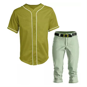 Wholesale Custom Football Uniform <b>Baseball</b> Jersey Short Front Adult 100% Polyester Quick Dry Eco-Friendly Custom Team Name - Product Image 1