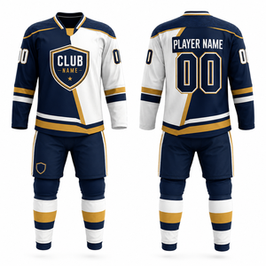 Conjunto de Uniforme de Hockey sobre Hielo Personalizado MEGAMAPLE, Ropa Deportiva para Hombre, Calentador de Manos Opera, para Todas las Temporadas, 100% Poliéster, Modelo con Transferencia de Calor - Product Image 1