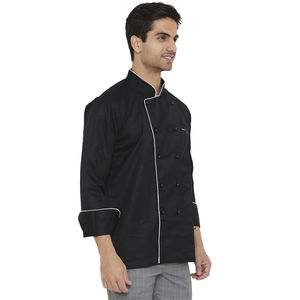 Chaqueta de Chef de Lona de Alta Calidad, Manga Larga/Corta, Nombre Personalizado, Bordado Unisex, Cómoda, Servicio OEM para Uso en Restaurantes - Product Image 2