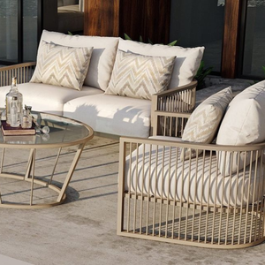 OEM Modern Minimalist Solid <b>Wood</b> <b>Frame</b> <b>Sofa</b> Set Durable Removable Cushion Back Convertible Apartment Living Room Seating Home - Product Image 3