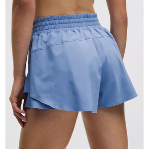 Shorts Deportivos de Doble Capa para Mujer, de Secado Rápido, Cintura Alta, Transpirables, para Yoga y Entrenamiento, con Bolsillos - Venta al Por Mayor - Product Image 6