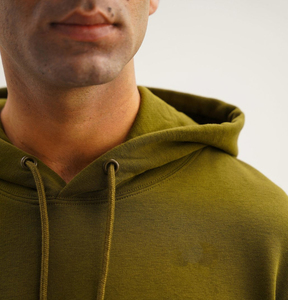 2026 Sweat à capuche oversize coupe ample streetwear épais 100% coton molleton bouclette à épaules tombantes avec logo personnalisé - Product Image 6