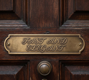 Plaque de porte vintage en métal « Bienvenue à la Maison » avec lettrage en relief, plaque décorative murale pour entrée de maison - Product Image 5