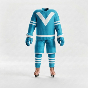 Ice Hockey Uniform Advanced Team Apparel Full Sublimation Jersey And Pants Comfortable <b>Athletic</b> Wear For Practice Championship - Product Image 1