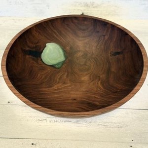 Handcrafted resin wood bowl <b>epoxy</b> decorative fruit bowl modern home decor glossy finish <b>table</b> centerpiece - Product Image 6