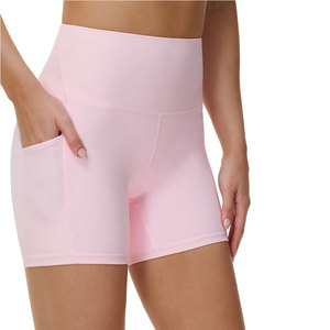 Shorts de yoga taille haute respirants pour femmes, tissu doux et confortable, parfaits pour la salle de sport, le jogging, l'entraînement à domicile et la course à pied - Product Image 1