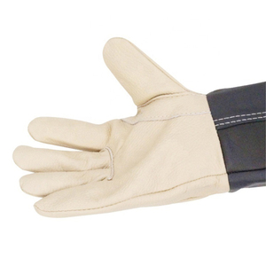 Gants de sécurité en cuir de vachette pour le soudage, résistants à la chaleur extrême, ignifuges, protection des mains pour le travail, la chasse LGW-0020 - Product Image 5