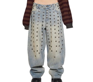 OEM Women Wide Leg Jeans Soft Wash Denim Pants Fast Delivery for Fashion Retail Stores Low MOQ Low MOQ - Product Image 4