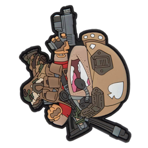 Premium Tactical PVC Rubber Patch | <b>Hook</b> & Loop Backing Brand Label | Bulk Manufacturer Direct - Product Image 4